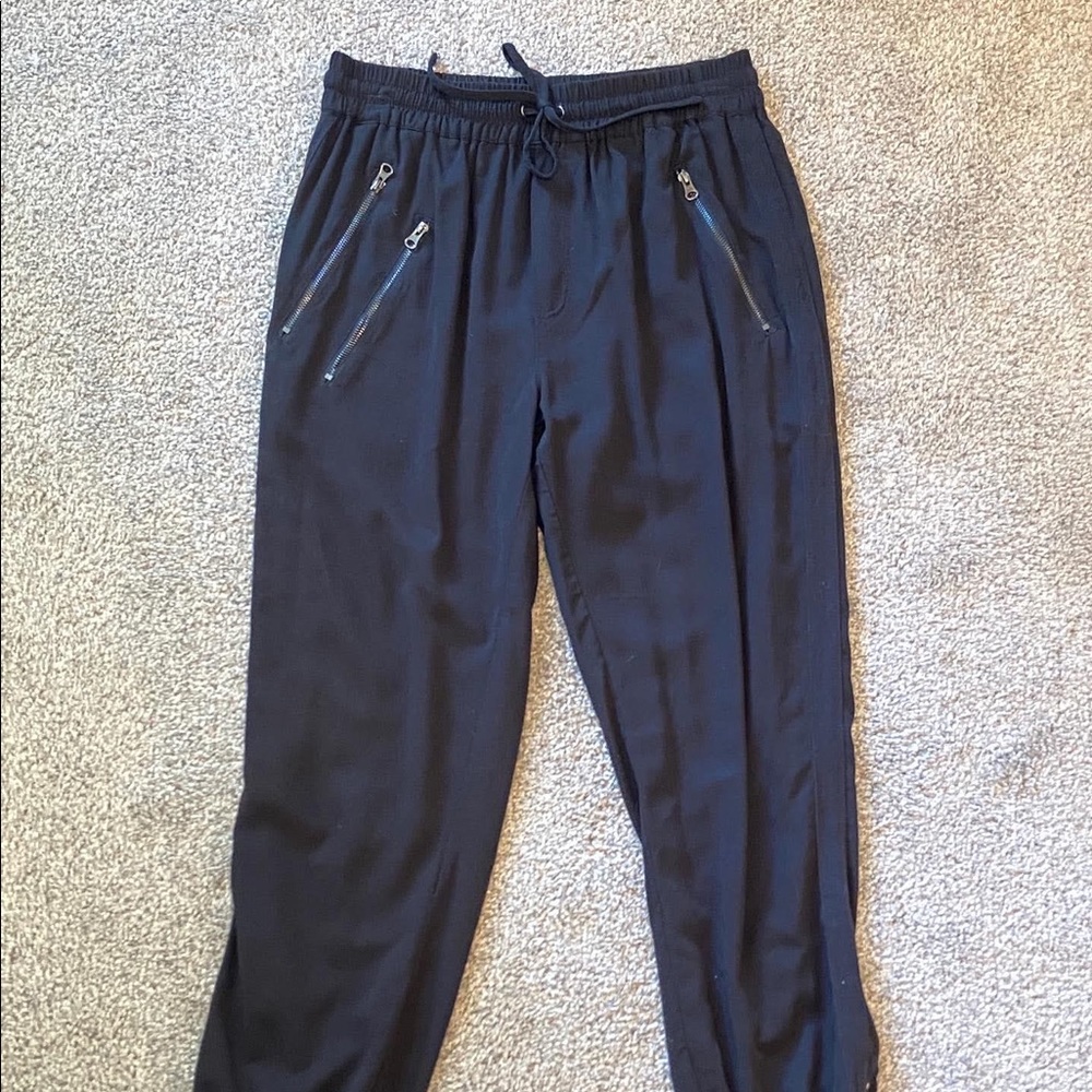 FATE black dressy joggers
